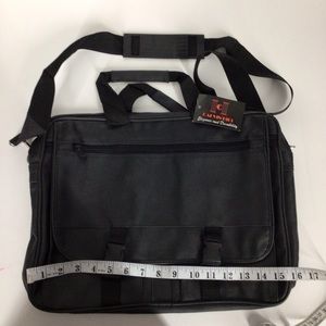 Calvin Hill Elegance and Durability black shoulder bag , multi compartments.NWT